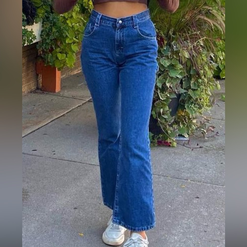 VINTAGE RUSTLER Blue jeans